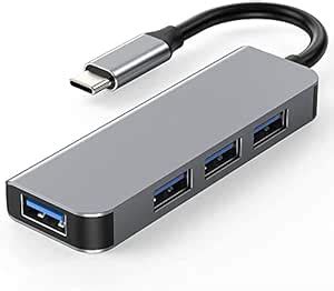 SaiRetail.Com USB 3.0 Port Adapter for Laptop, USB C HUB to 4 Ports USB ...