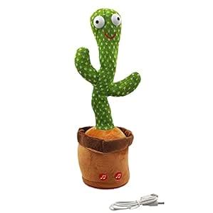 Buy Humaira Dancing Cactus Talking Plush Funny Toy, Singing, Wriggle ...
