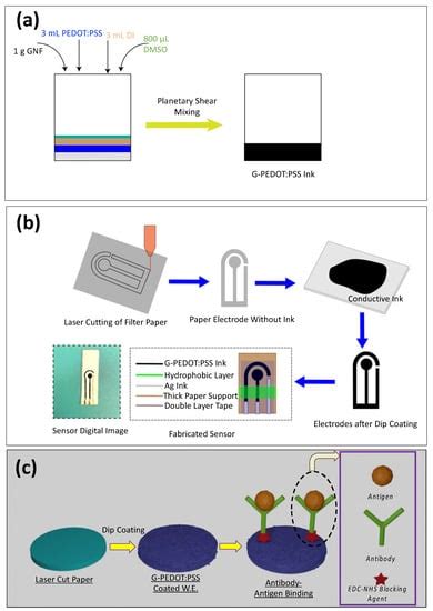 A Facile Graphene Conductive Polymer Paper Based Biosensor for Dopamine ...