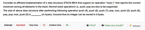 DS: Data Structure stack-max