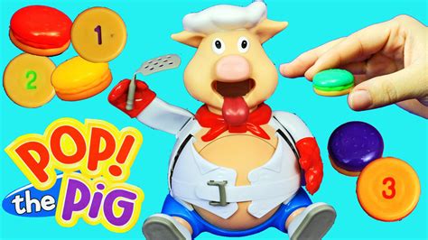 Pop! The Pig Game & McDonalds Surprise Toys Burger Eating Pig ...