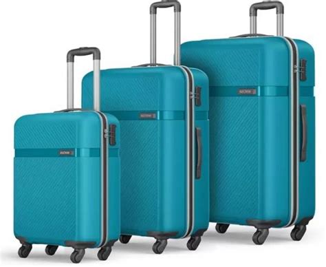 SAFARI Set of 3 Trolley Bags| 4W Luggage Bags |Hard Body Suitcase ...
