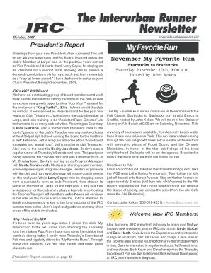 Fillable Online Greetings from your new President, Alex Juchems Fax ...