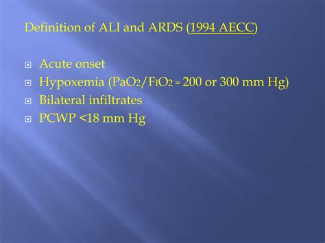 Image result for Ali vs Ards PaO2/FiO2