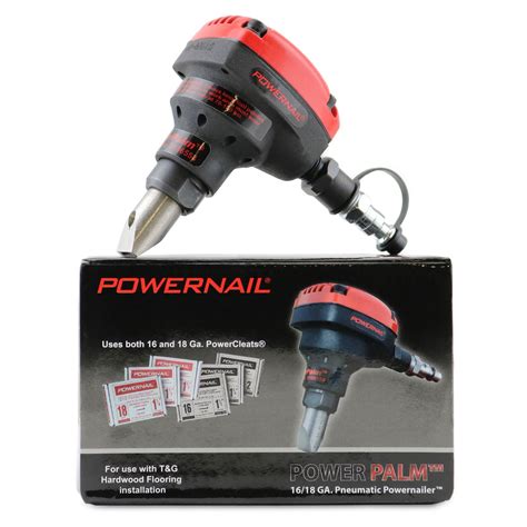 Power Palm™ - Pneumatic 16/18-Gauge Flooring Nailer - POWERNAIL