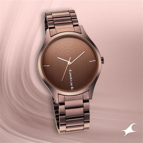 Buy Online Fastrack Style Up Quartz Analog Brown Dial Stainless Steel ...