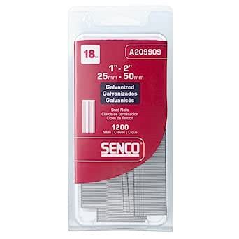Senco A209909 18-Gauge-by-1-2-Inch Electro Galvanized Variet : Amazon ...
