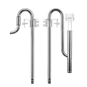 JARDLI Metal Lily Pipe Surface Skimmer Steel Stainless Inflow Outflow ...