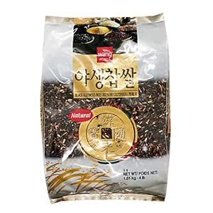Black Glutinous Rice Wild Sweet Rice Sticky Rice - 4 Pound 야생찹쌀 ...