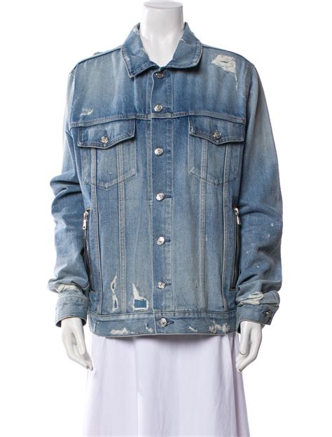 Balmain Denim Jacket - Blue Jackets, Clothing - BAM114208 | The RealReal