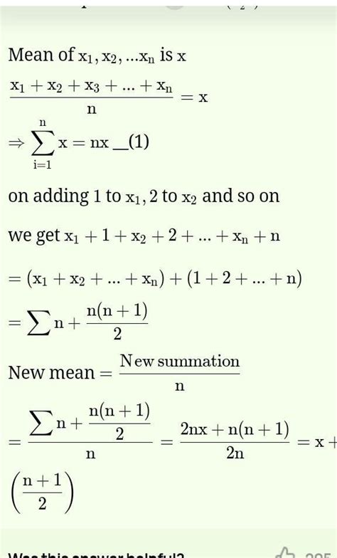 The mean of four numbers is 13. If each number is increased by 1 then ...