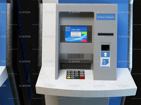 ATM自动取款机，自助银行-CG模型网（cgmodel)-让设计更有价值!