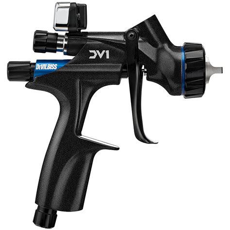 DeVilbiss DV1 Digital Spray Gun (New Revolution DV1-B / DV1-B+ Aircaps) – spray guns direct