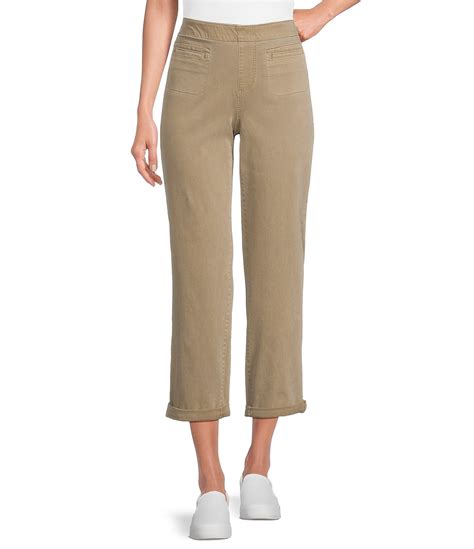 Westbound Petite Size the HIGH RISE fit Crop Pull-On Pants | Dillard's