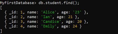 Image result for MongoDB Tutorial by Code Snippet