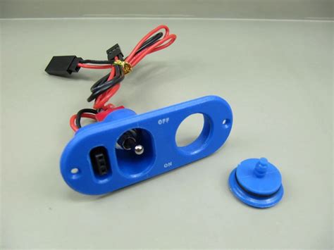 Heavy Duty RX Switch with Charge Port & Fuel Dot Blue – Aeromodellingtutor