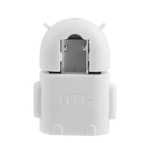 Rabott Micro USB 2.0 Host Male to USB Female OTG Adapter Connector ...
