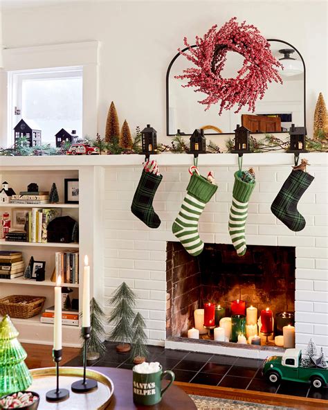 Christmas Fireplace Decor Ideas - Kids Art & Craft