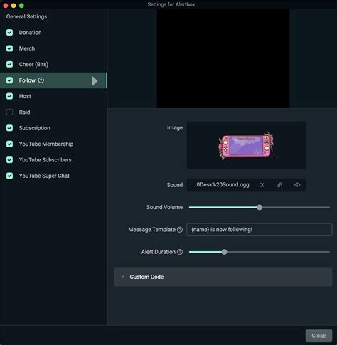 Image result for Stream Labs Tutorial Alert Box Musik