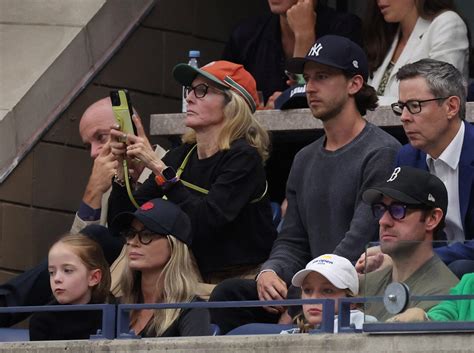 Celebrities at the US Open Tennis 的图像结果