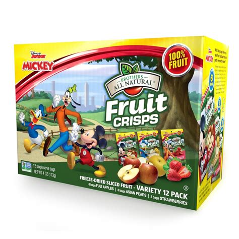 12-Pack of Brothers-ALL-Natural Fruit Crisps, Mickey India | Ubuy