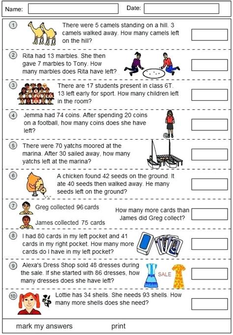 Image result for 2nd Grade Math Problem Solving