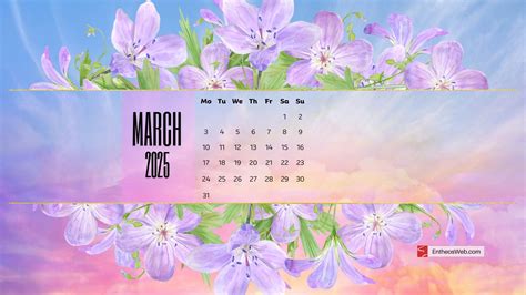 March 2025 Desktop Calendar | Printable Calendar 2025