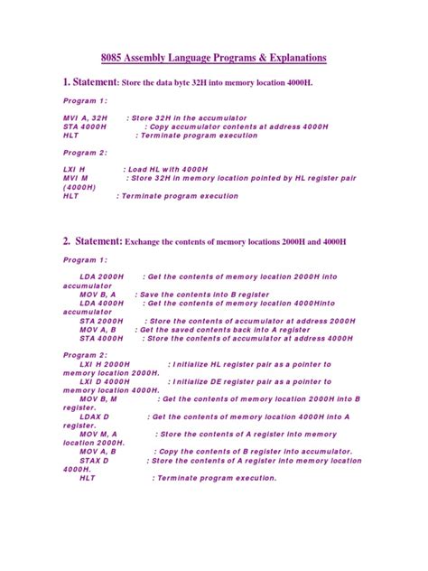 Assembly Language Programming 8085 Example 2 的图像结果