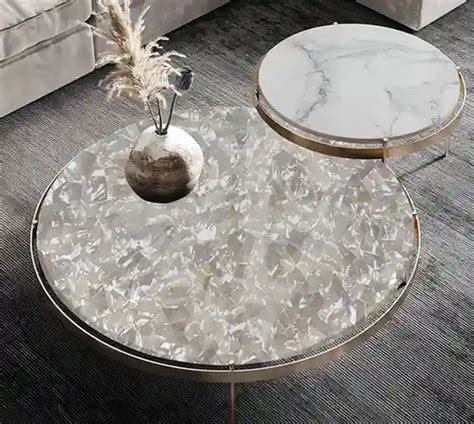 White Mother of Pearl Random Slabs | Precious Gem Surfaces