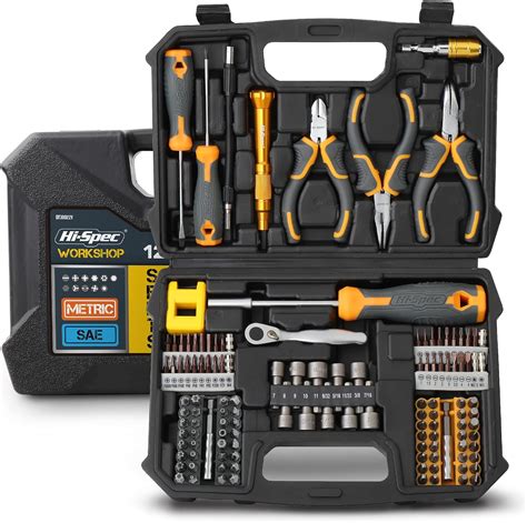 Buy Hi-Spec 127 Piece Screw Bits & Nut Drivers Tool Kit Set. Complete ...