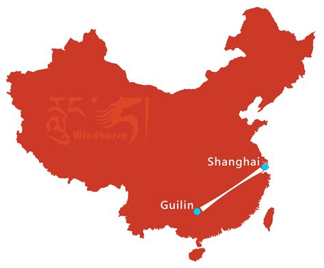 Guilin China Map Related