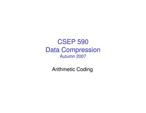 Lecture 03large - The aim of data compression is to reduce redundancy ...