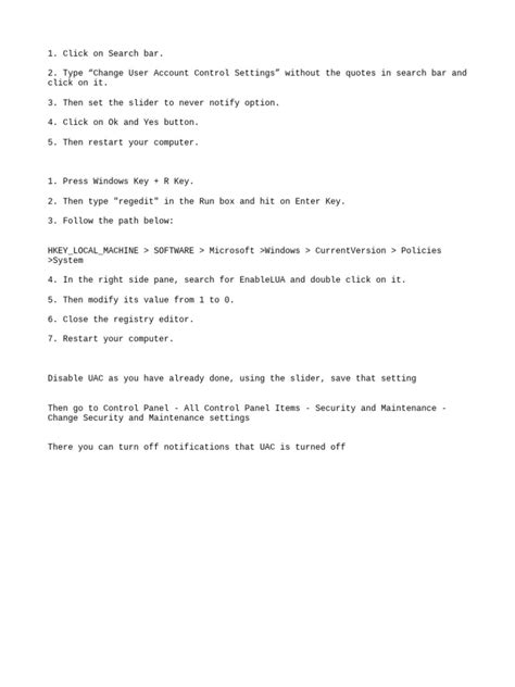 Using Account Control Setting 的图像结果