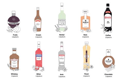 Different Types of Liqueur Explained – Fruity, herbal, bitter & more