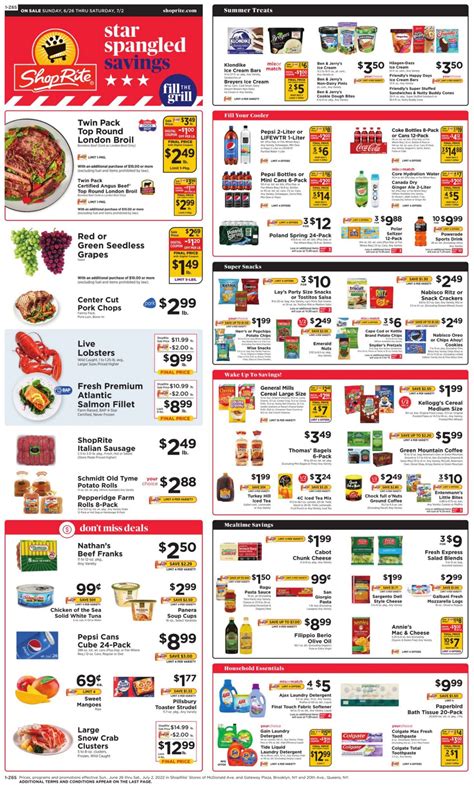 ShopRite Ad Circular - 06/26 - 07/02/2022 | Rabato