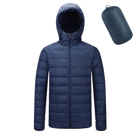 CALANDIS Men's Winter Ultralight Duck Down Jacket Puffer Standard ...
