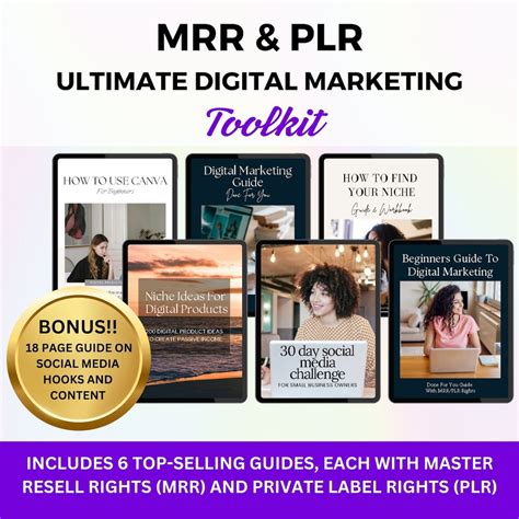Buy Master Resell Rights Digital Marketing Bundle, PLR Ebooks, PLR ...