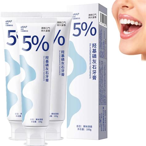 5 Hydroxyapatite Toothpaste Nano Hydroxyapatite Fluoride Free ...