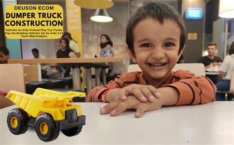 DEUSON ECOM Unbreakable Dumper Truck Construction Vehicles For Kids ...