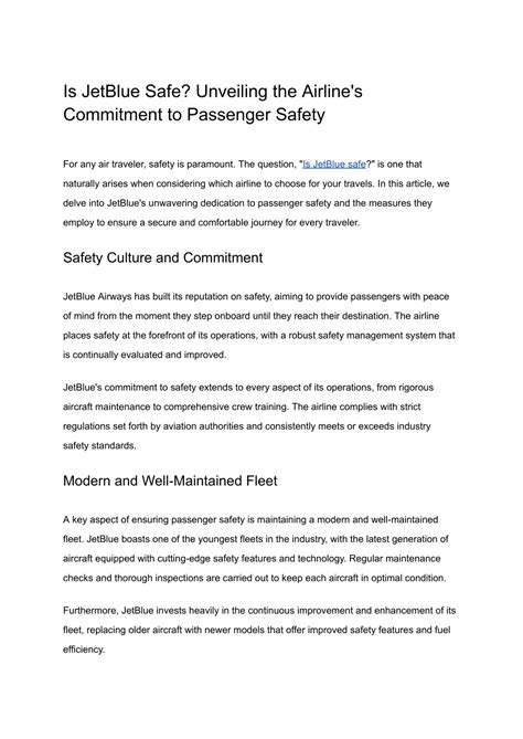 PPT - Is JetBlue Safe PowerPoint Presentation, free download - ID:12397061