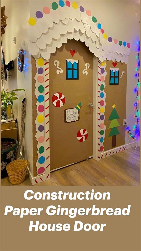Holiday office door decorating gingerbread houses bing – Artofit