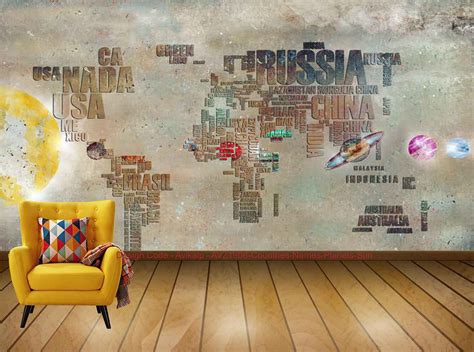 Avikalp Exclusive AVZ1906 Countries Names Planets Sun HD 3D Wallpaper ...