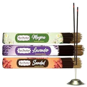 Hari Darshan Perfumed Muttha Agarbatti | Sandal | Mogra | Lavender ...
