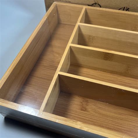 Buy Bamboo Silverware Drawer Organizer Bamboo Utensil Cutlery Tray ...