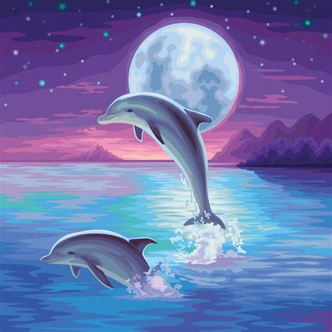 Dolphin Art Painting | Ocean Art