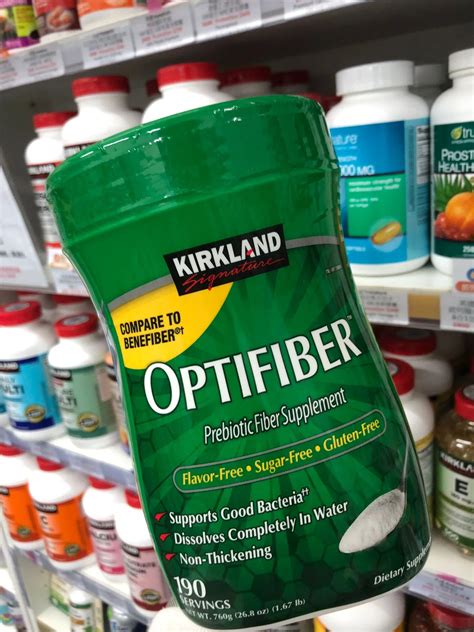 Kirkland Signature , Optifiber Natural Prebiotic Fiber Supplement, 760 g (190 Servings) [exp 10/ ...
