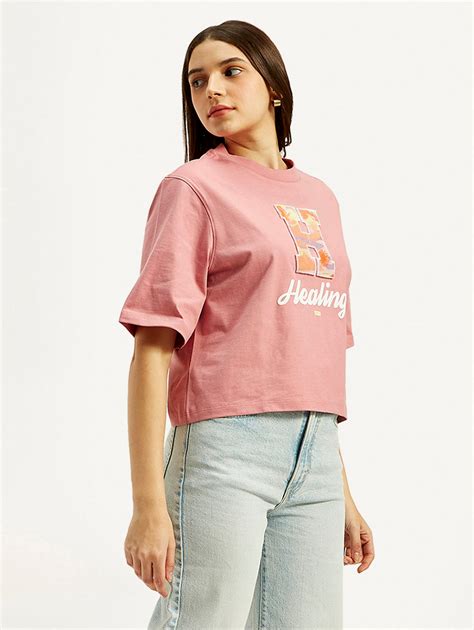 Women's Typographic Print Boxy T-shirt – Levis India Store