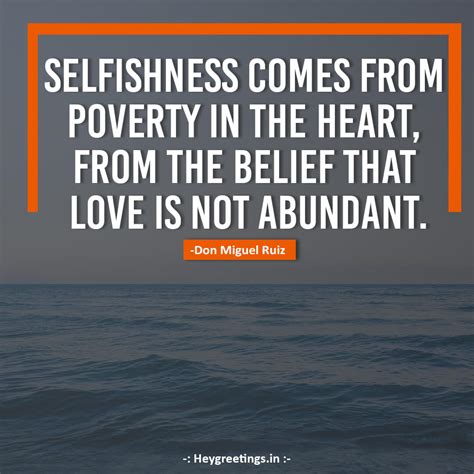quotes on selfishness in love