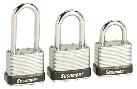 Sesamee 43143 Keyed KA3-2002 400 Series Laminated Padlocks : Amazon.in ...