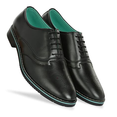 NOAK HANDCRAFTED BLACK VEGAN LEATHER FORMAL LACE-UP SHOE